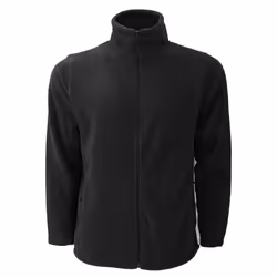 Russell Mens Full Zip Outdoor Fleece Jacket - 4XL, Black