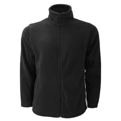Russell Mens Full Zip Outdoor Fleece Jacket - 4XL, Black
