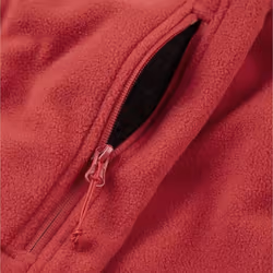 Russell Mens Full Zip Outdoor Fleece Jacket - 2XL, Classic Red