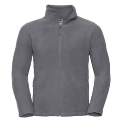 Russell Mens Full Zip Outdoor Fleece Jacket - XS, Convoy Grey