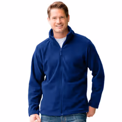 Russell Mens Full Zip Outdoor Fleece Jacket - XL, Bright Royal