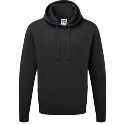 Russell Colour Mens Hooded Sweatshirt / Hoodie - M, Black