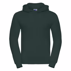 Russell Colour Mens Hooded Sweatshirt / Hoodie - XS, Bottle Green