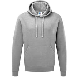 Russell Colour Mens Hooded Sweatshirt / Hoodie - XS, Light Oxford
