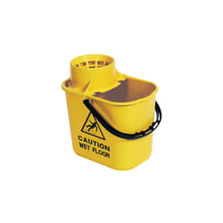 2WORK MOP BCKT WRINGER 15LT YLW CNT00691