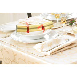 Alexis Table Runner, Cream, 13 x 72 Inch