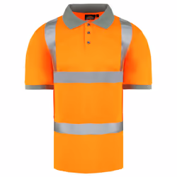 Dickies High Visibility Short Sleeve Orange Mens Safety Work Polo Shirt SA22075 ORANGE (UK ) - M