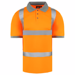 Dickies High Visibility Short Sleeve Orange Mens Safety Work Polo Shirt SA22075 ORANGE (UK ) - 2XL
