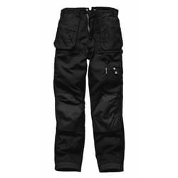Dickies Eisenhower Work Trousers (Regular) / Mens Workwear - 30W x Regular, Black