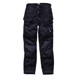 Dickies Eisenhower Work Trousers (Tall) / Mens Workwear - 30W x Long, Navy Blue