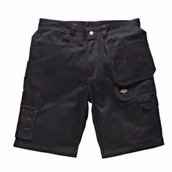 Dickies Mens Redhawk Pro Reinforced Work Shorts - 30, Black