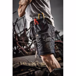Dickies Mens Redhawk Pro Reinforced Work Shorts - 30, Black
