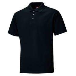 DICKIES Men's Classic POLO Shirt Short Sleeve SH21220 - Black, S