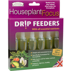 Plant Drip Feeders Houseplant 10 Pack Food Fertiliser Nutrients 38ml