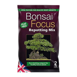 Bonsai Focus Repotting Mix Peat Free Plant Soil Garden Growth Technology 3L Bag