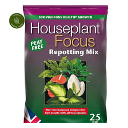 Growth Technology Houseplant Focus Repotting Mix Peat Free 25L