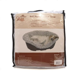 40 Winks Cat Hooded Bed Grey Teddy Bear 38x38cm