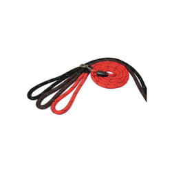 Rosewood Slip & Twist Dog Leads - Twist Lead, 64-inch, Red/Black
