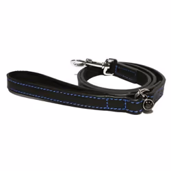 Rosewood Luxury Leather Dog Leads 40-inch, Black