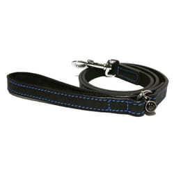 Rosewood Luxury Leather Dog Leads 40-inch, Black