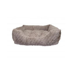 40 Winks Square Bed Grey & Pink 71x58cm
