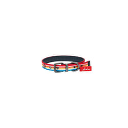 Joules Rainbow Stripe Dog Collar Medium