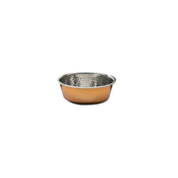 Rosewood Modern Copper Non Slip Stainless Steel Dog, 1900 ml, Large