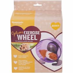 Rosewood Pico Exercise Wheel for Hamsters with Stand, Teal