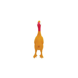 Latex Chicken, Large, Yellow/Red