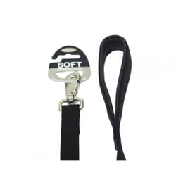 Rosewood Soft Protection Dog Collars & Leads - Lead, 3/4" x 40" - Black