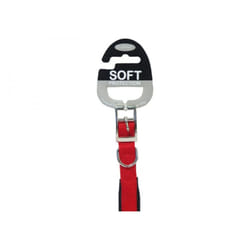 Rosewood Soft Protection Dog Collars & Leads - Collar, 3/4" x 20" - Red