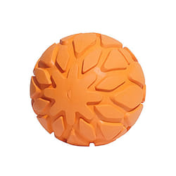 Rosewood Cyber Rubber Tough Rubber Squeaky Dog Ball