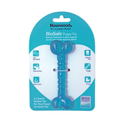 Rosewood Biosafe Puppy Dog Toys - Bone, Blue