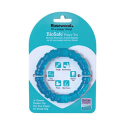 Rosewood Biosafe Puppy Dog Toys - Ring, Blue