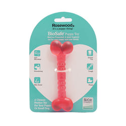 Rosewood Biosafe Puppy Dog Toys - Bone, Pink