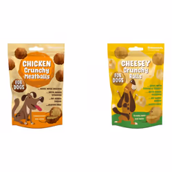 Rosewood Crunchy Meatballs Treats for Dogs 140g - Cheese Crunchy Meatballs 140g, 1 Pack