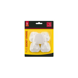 5 Pack Plug Socket Covers Baby Child Protection Home Safety