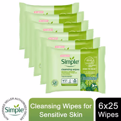 Simple Kind to Skin,Wipes For Sensitive Skins - Buy 6