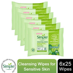 Simple Kind to Skin,Wipes For Sensitive Skins - Buy 6