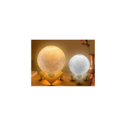KNIGHT LED Moon Light Lamps | Touch Control Light | Adjustable Brightness | White to Yellow Colour Changing LAMP (12 x 12 x 15 cm)