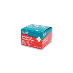 Alcohol Free Sterile Wound Cleansing Wipes Pack 100