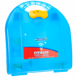 Eye Wash First Aid Kit with Two Sterile 500ml Saline Bottles for The Workplace