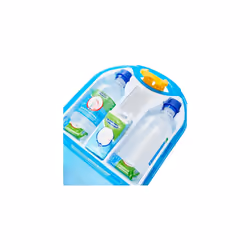 Eye Wash First Aid Kit with Two Sterile 500ml Saline Bottles for The Workplace