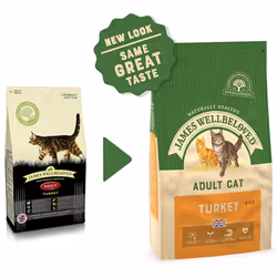 James Wellbeloved Complete Dry Adult Cat Food Turkey and Rice, 4 kg