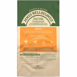 James Wellbeloved Complete Dry Adult Cat Food Turkey and Rice, 4 kg