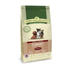 Jwb Adult Dog Small Breed Turkey & Rice Kibble 1.5kg