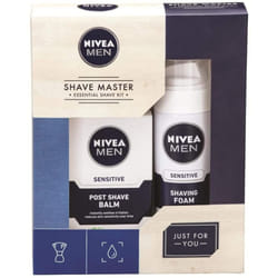 Nivea Men Sensitive Gift Set with Shaving Foam and Post Shave Balm