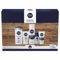 NIVEA MEN Complete Collection Giftset, Men's Toiletry Gift Set for Sensitive Skin, Conquer Skin Irritation with Our Men's Gif ...