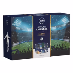 Nivea Mens Advent Giftset, Advent Calendar 2022 for Men with 24 NIVEA MEN Products, Christmas Grooming Kit, Football Themed Gift Set with Men's