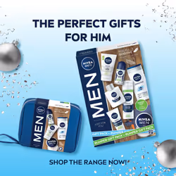 MEN Feeling Set To Go Sensitive Care Kit Gift, Includes Face Wash, Shower Gel, Anti-Perspirant and Moisturiser, Men's Skincare